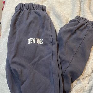 Brandy Melville Navy Sweatpants